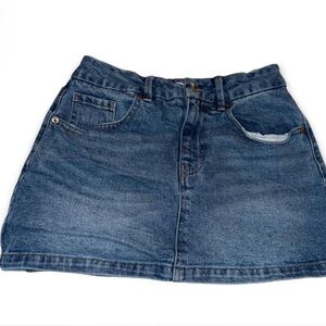Forever 21 Blue Denim Mini Skirt